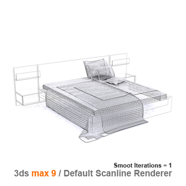 bed ikea malm furnitures 3d max - Malm 8 piece furniture set by lajhar